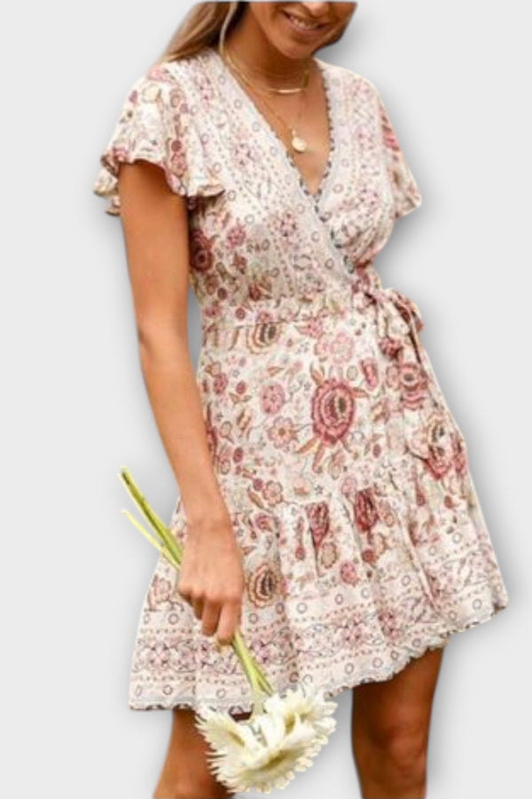 Amina - Kurzes Boho-Kleid
