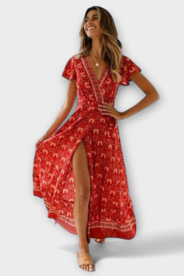 Briony - Boho Midikleid
