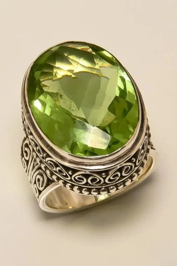 Antiker Olive Ring