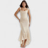 Renske - Langes Kleid mit Eleganten und Raffinierten Korsett