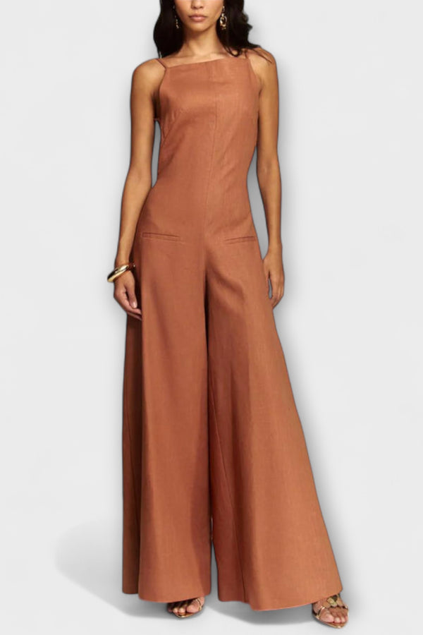 Ylva - Strahlender Halter-Jumpsuit