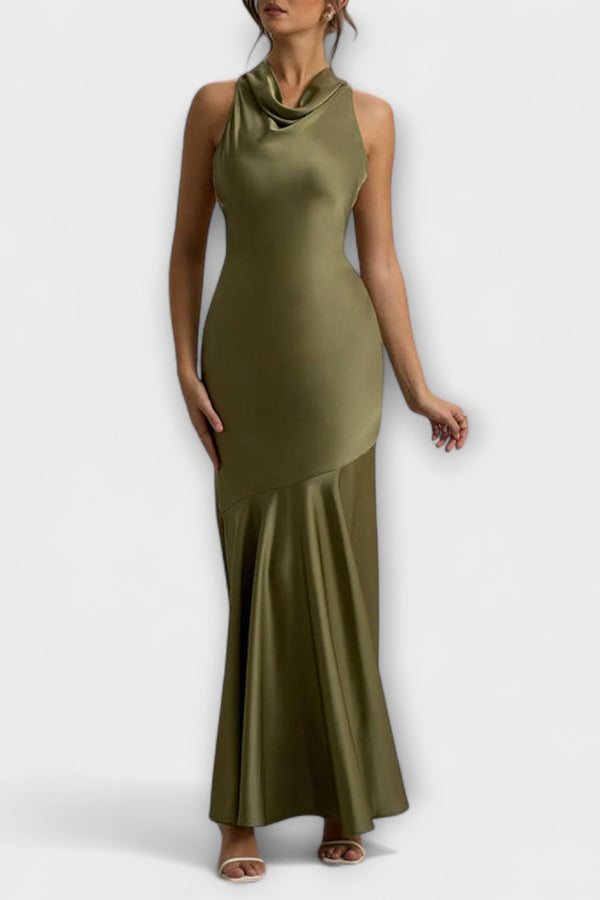 Lennon - Elegantes Maxikleid aus Satin