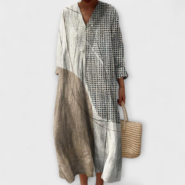 Sigrun – Minimalistisches Alltags Baumwollkleid