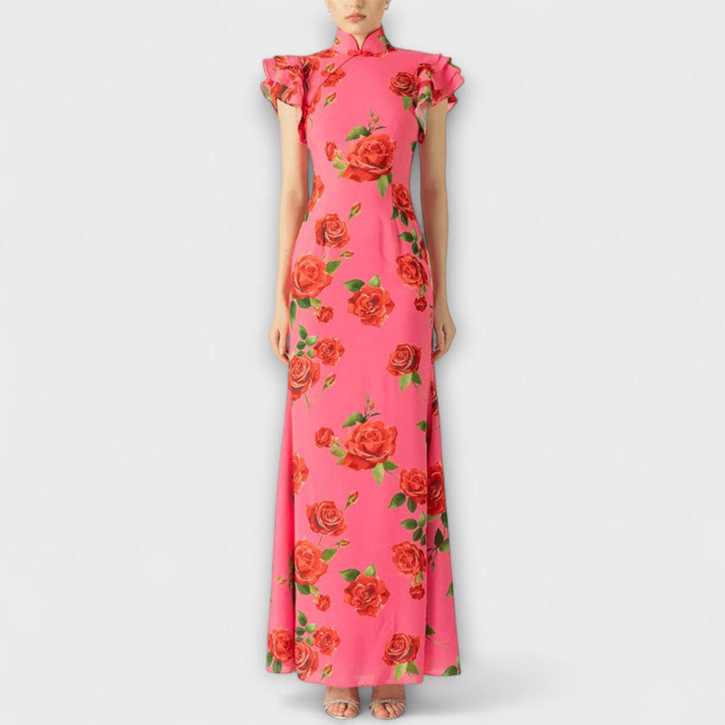 Luna - Maxikleid mit floralem Druck