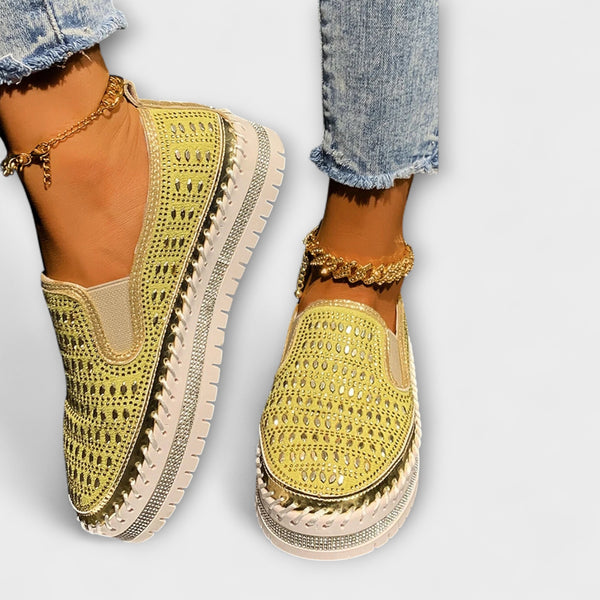 Thalia – Lässige Plateau-Loafer mit runder Spitze