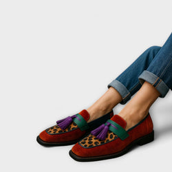 Ione – Mehrfarbige Slipper