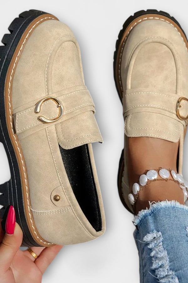 Poet – Lässige Slipper mit runder Spitze