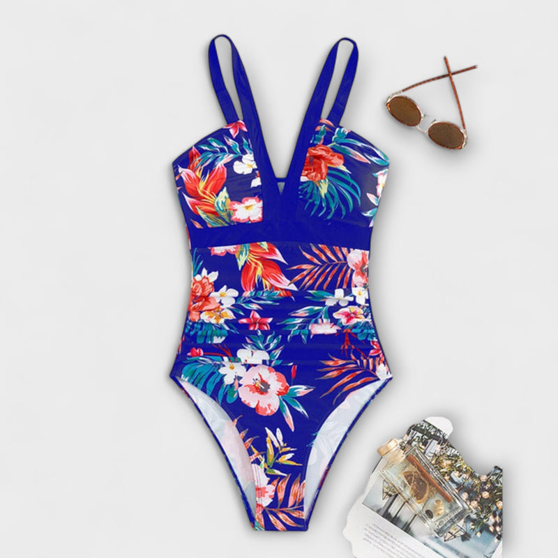 Janet – Eleganter Jumpsuit mit Blumenmuster