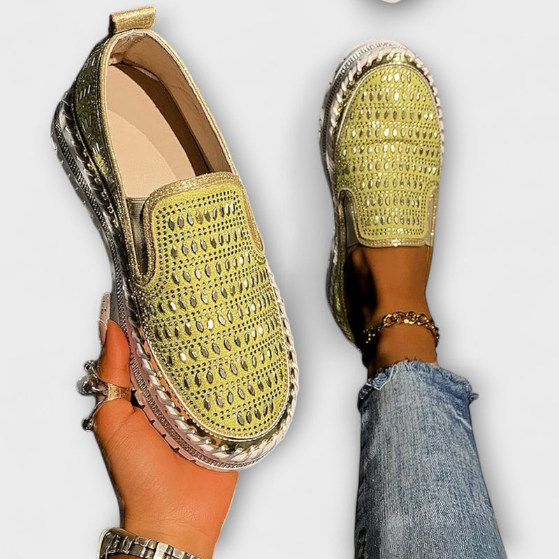 Thalia – Lässige Plateau-Loafer mit runder Spitze