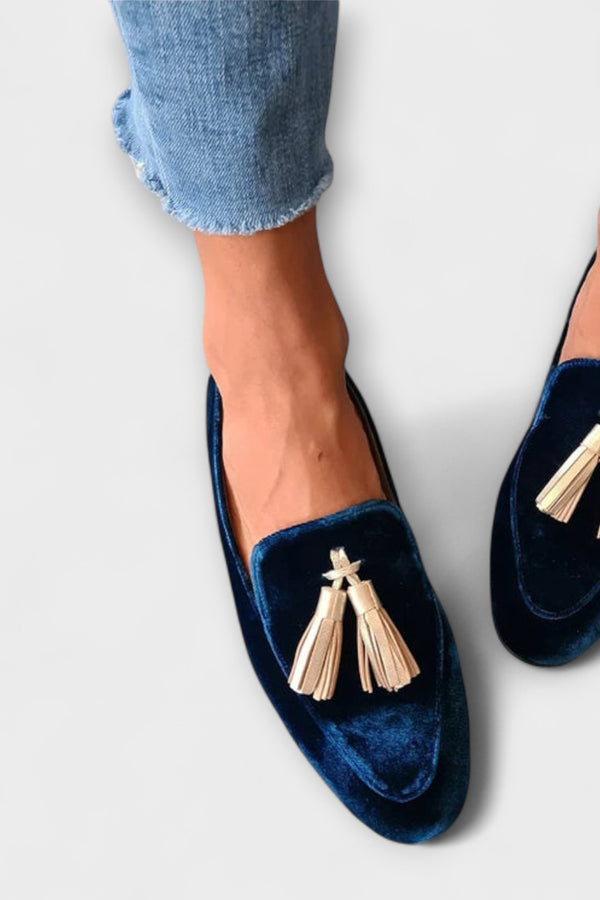 Quinnlyn – Vintage-inspirierte Loafer mit Quasten
