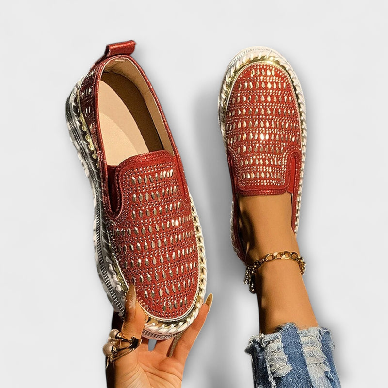 Thalia – Lässige Plateau-Loafer mit runder Spitze