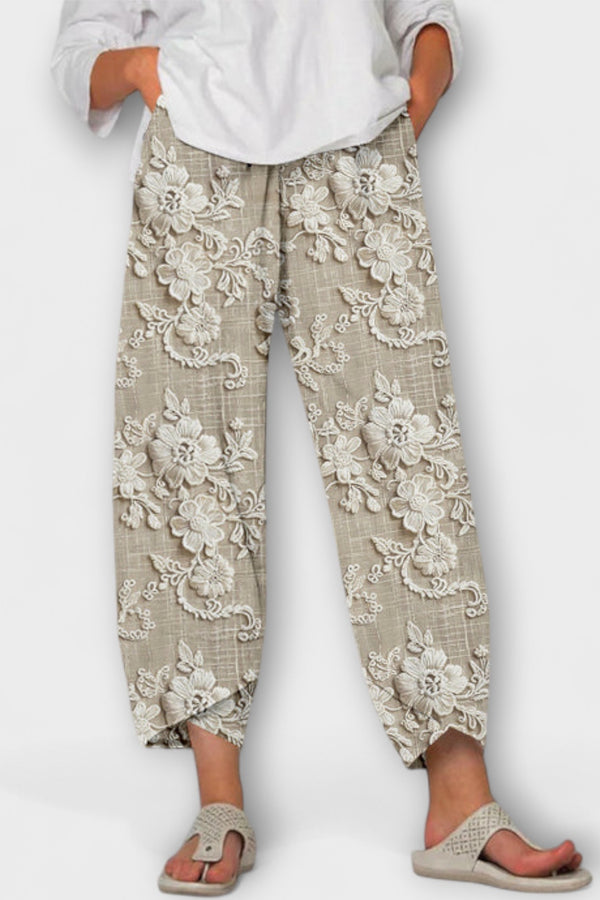 Abigail - Bequeme Bedruckte Hose