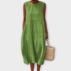Ruth - Leichtes Baumwoll-Leinen Kleid