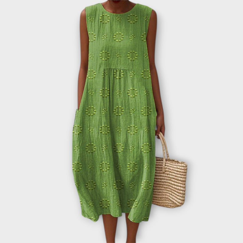 Ruth - Leichtes Baumwoll-Leinen Kleid