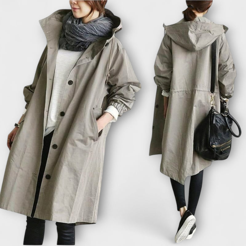 Andréa - Eleganter wasserdichter Trenchcoat