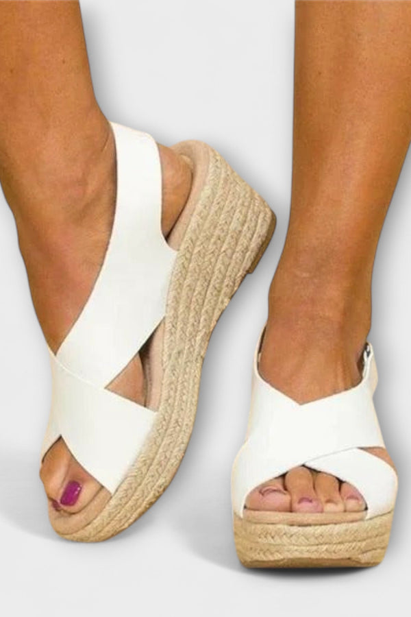 Elegante Espadrille-Sandalen