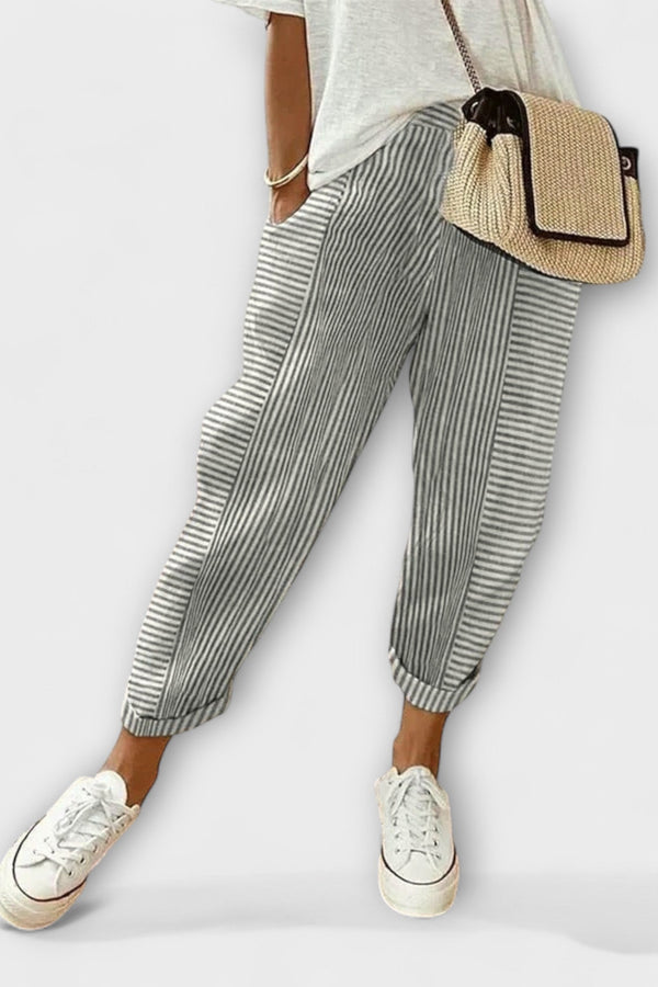 Sanne - Bequeme gestreifte Hose
