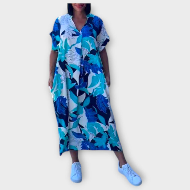 Elena - Elegantes Blumenkleid