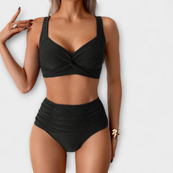 Nicole – Bikini aus gerafftem Stoff