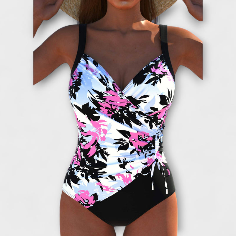 Miya - Vibrant-Print Badeanzug