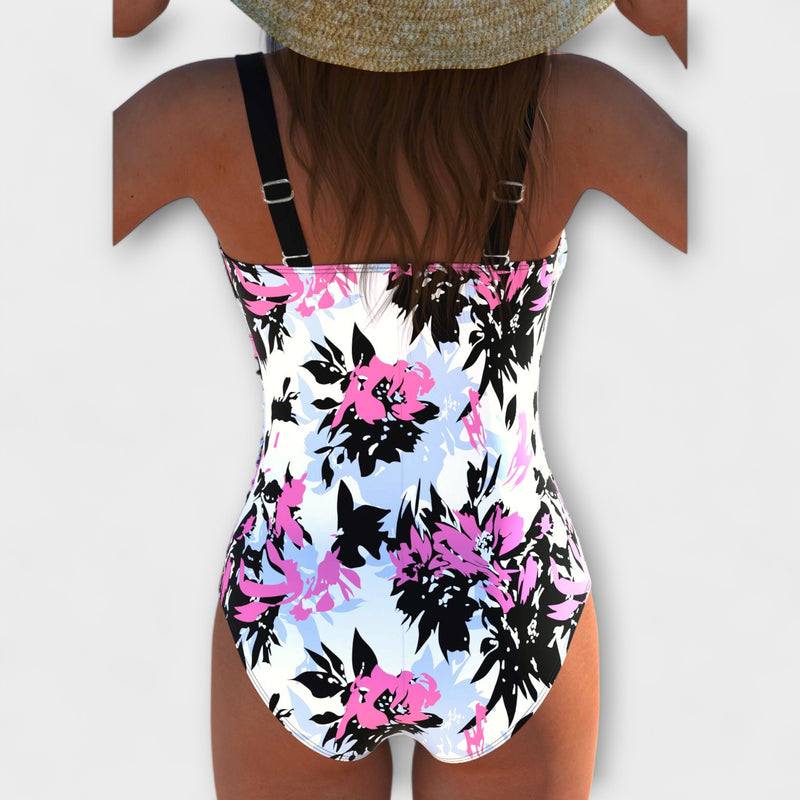 Miya - Vibrant-Print Badeanzug