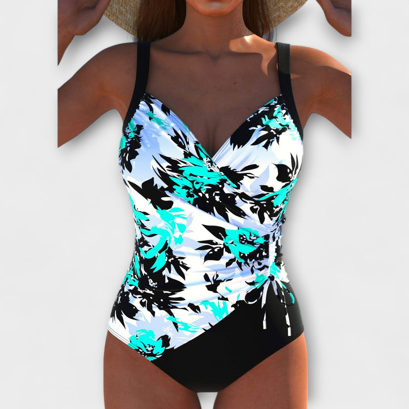 Miya - Vibrant-Print Badeanzug