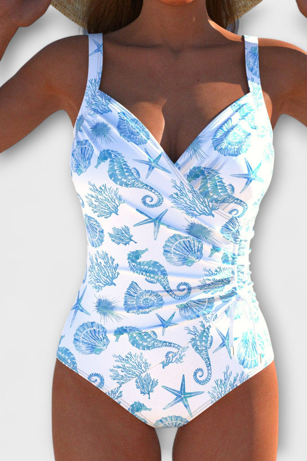 Miya - Vibrant-Print Badeanzug