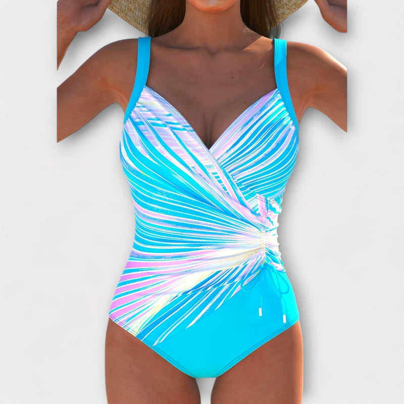 Miya - Vibrant-Print Badeanzug