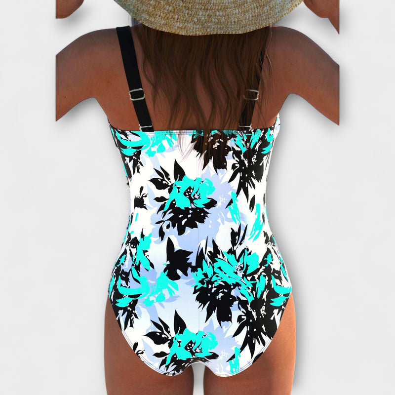 Miya - Vibrant-Print Badeanzug