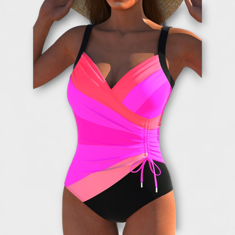 Miya - Vibrant-Print Badeanzug