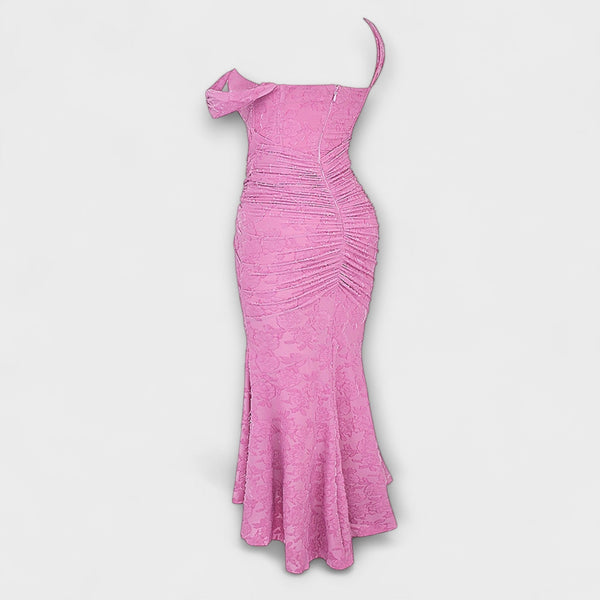 Renske - Langes Kleid mit Eleganten und Raffinierten Korsett