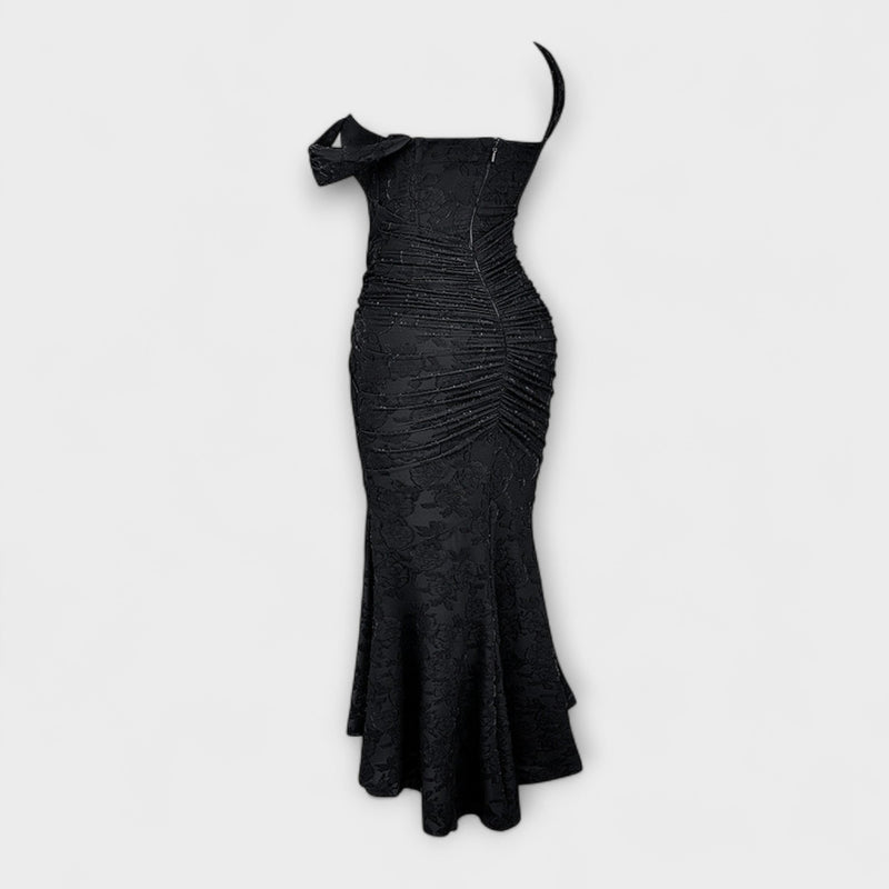 Renske - Langes Kleid mit Eleganten und Raffinierten Korsett