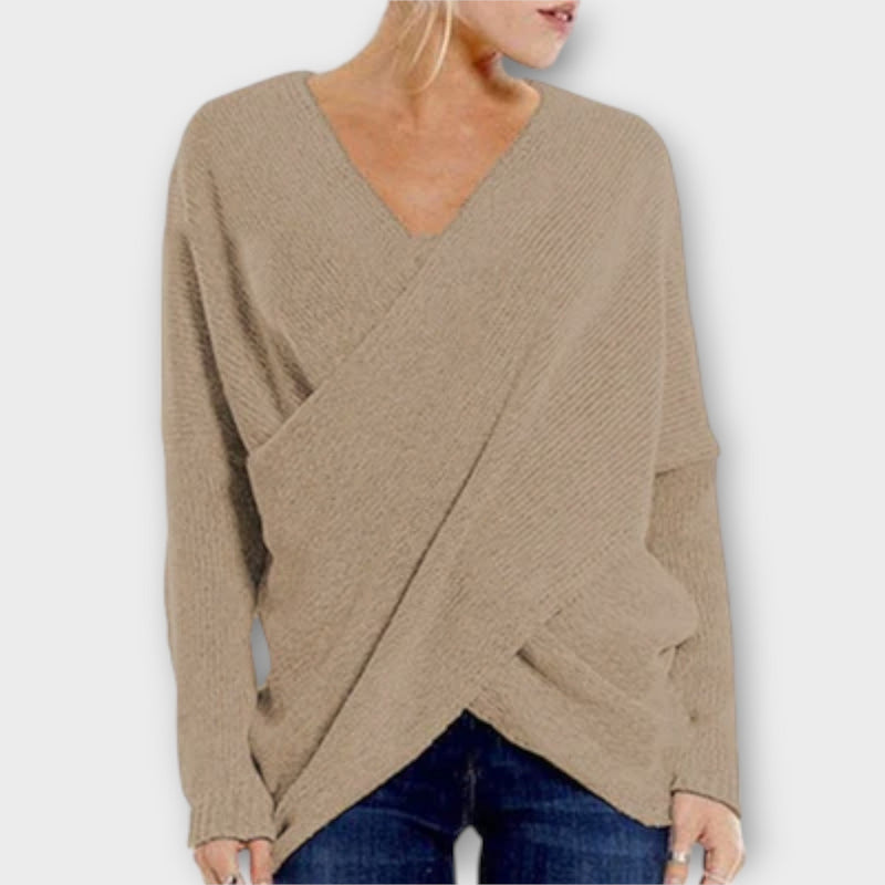 Heidi - Gekreuzter Pullover